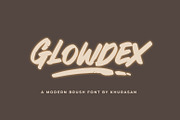 Glowdex, a Script Font by khurasan (Thumbnail 1 of 7)