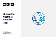Minimalist Abstract Network Logo, a Branding & Logo Template by Luxury Logos (Thumbnail 1 of 4)