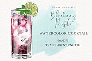 Watercolor Cocktail Illustration Set, an Illustration by Maria B. Paints (Thumbnail 33 of 33)