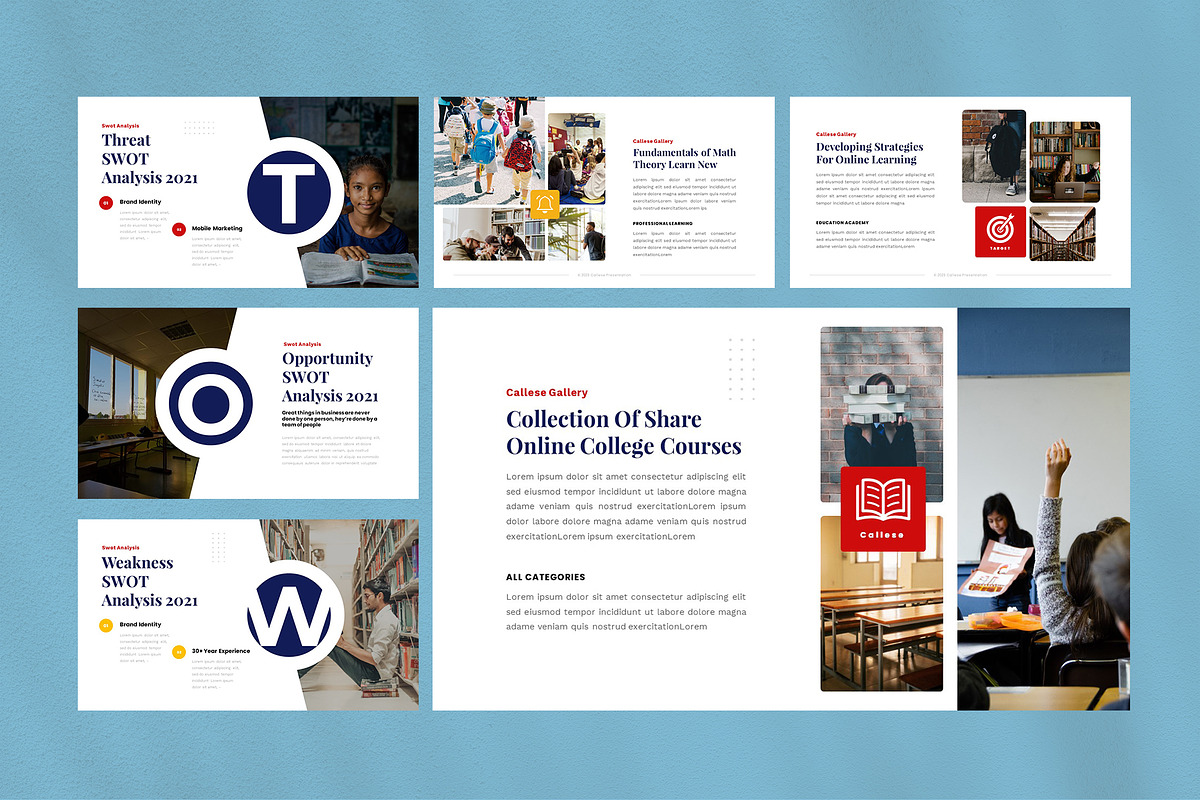 Callese - Education Keynote Template, a Presentation Template by FBSCreative (Photo 4 of 5)