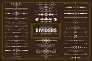 Abstract Decorative Lines Dividers, a Stationery Template by Photoshop Action (Thumbnail 1 of 6)
