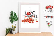 Watercolor TOMATOE, a Food Illustration by JennyColorArt (Thumbnail 9 of 9)