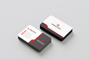 Simple decent business card 3 Colors, a Business Card Template by Bilawal Samoon (Thumbnail 4 of 4)