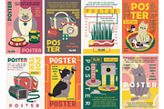 Pet, Posters, Banners., a Poster Template by KartInnka (Thumbnail 1 of 4)