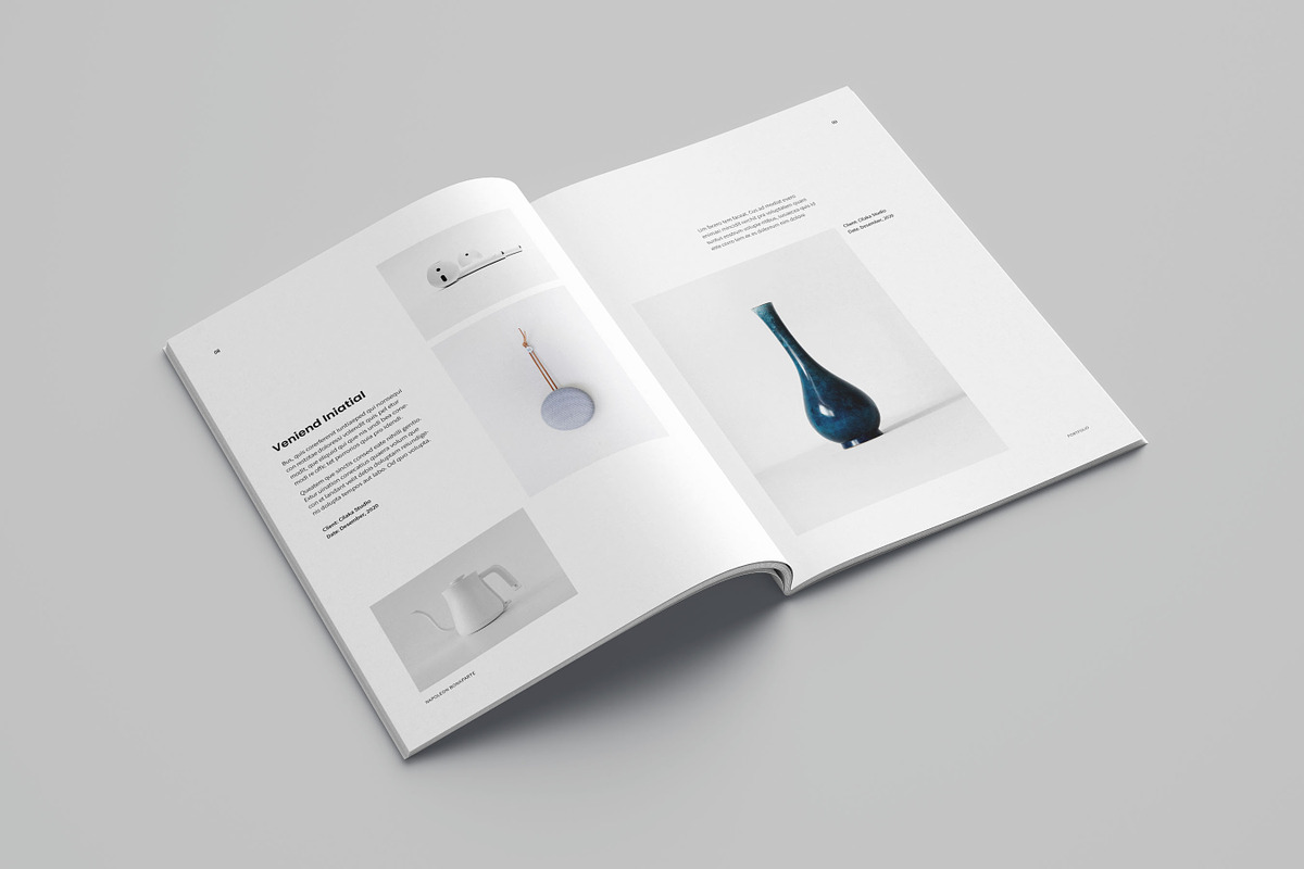InDesign Portfolio Template, a Brochure Template by Meenom Templates (Photo 6 of 13)