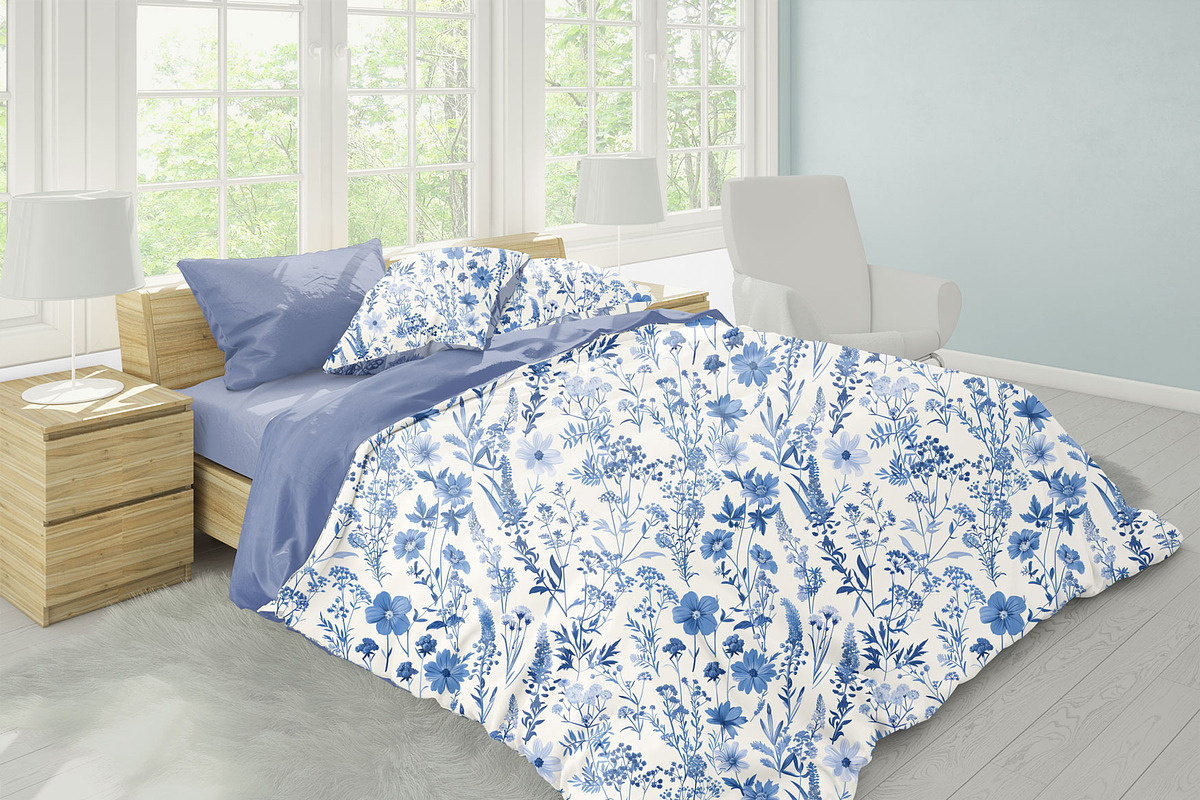 Toile De Jouy Vintage Floral Pattern, a Pattern Graphic by Olya Creative (Photo 4 of 7)