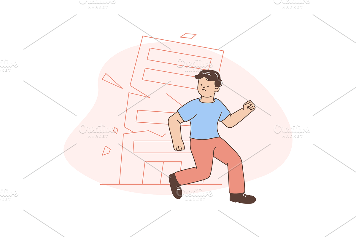 Earthquake Safety Illustration, an Object Graphic by Jump Studio (Photo 5 of 12)