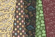 Dinosaur Days Clipart and Patterns, a Pattern Graphic by Drafts n Doodles (Thumbnail 14 of 20)