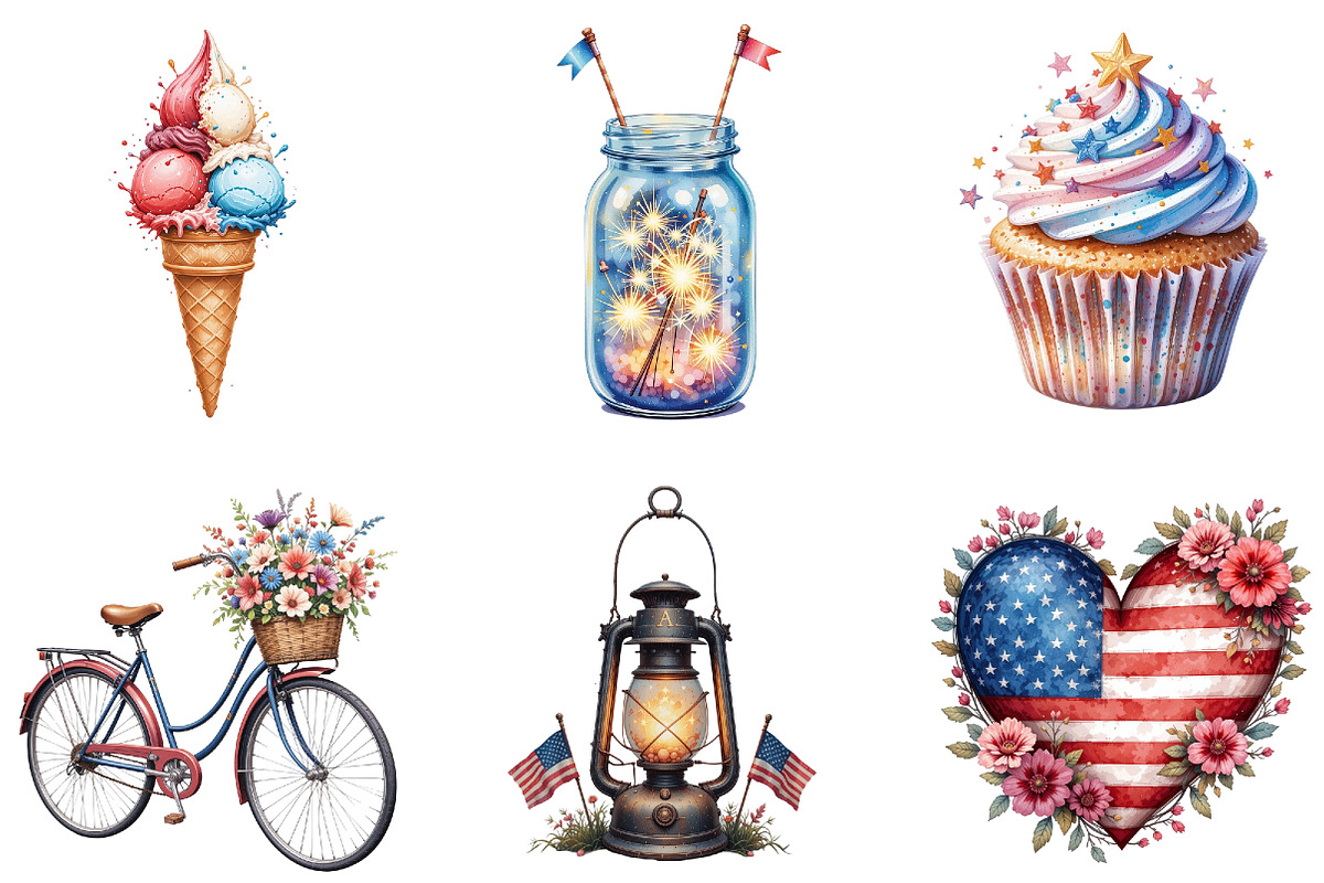 4th of July Sublimation, an Illustration by DreamArtGraphic (Photo 2 of 4)