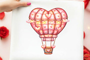 Cute Valentine Clipart, an Illustration by designcity5 (Thumbnail 3 of 5)