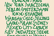 Spicy Mango Hand Painted Font, a Handwritten Font by Tom Gordon Design (Thumbnail 2 of 5)