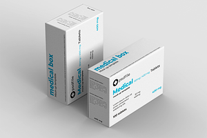 Pill Box Packaging Mockup, a Product Mockup by Se٧enStudio