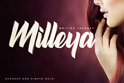 Milleya, a Script Font by Blacksheep studio (Thumbnail 1 of 5)