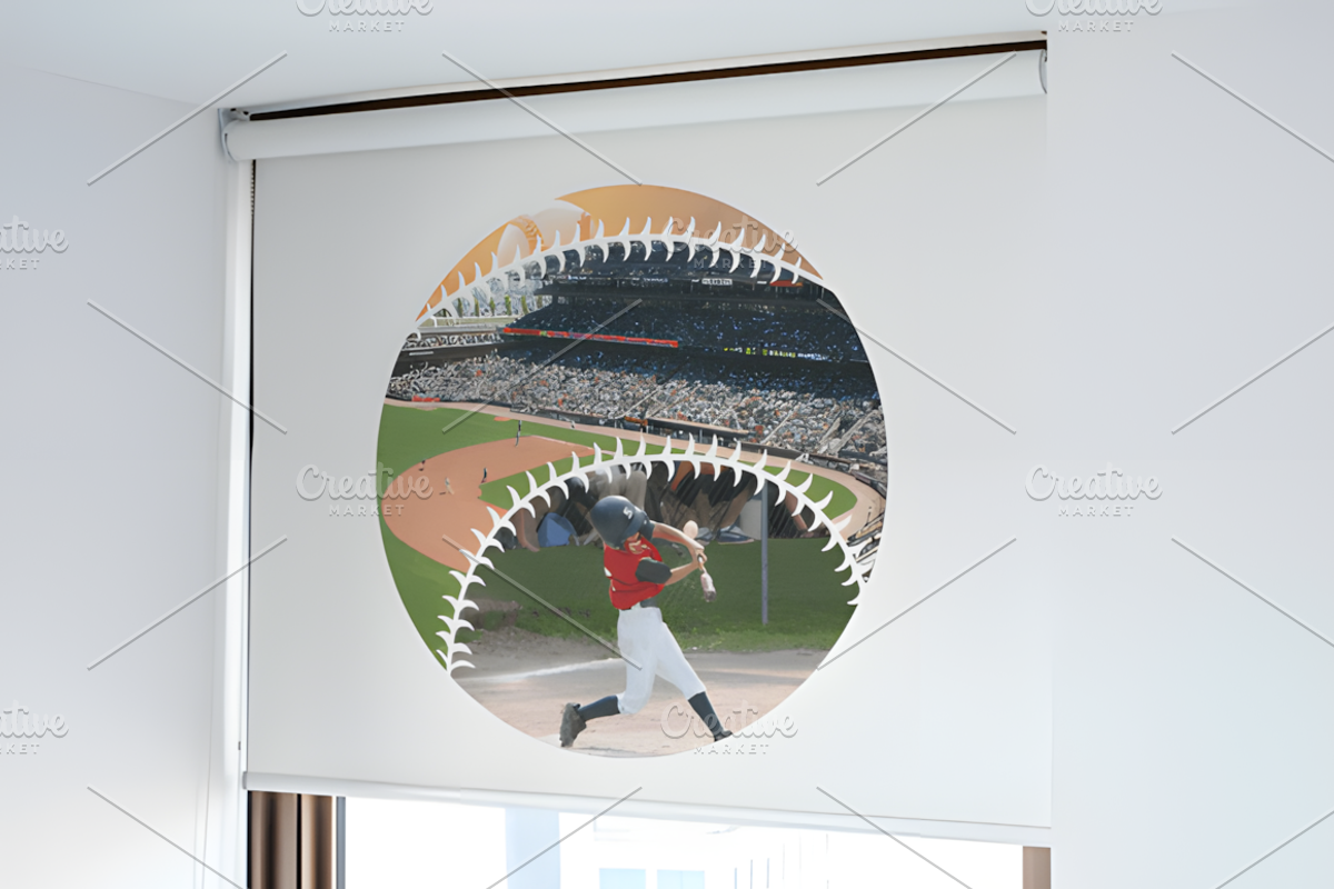Baseball Canva Frame Template, a Marketing Template by Ink Gallery