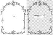 Baroque Flourish Borders, a Decorative Illustration by AW Studios (Thumbnail 3 of 12)