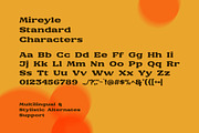 Mireyle Display Font, a Sans Serif Font by Letterhend Studio (Thumbnail 5 of 9)