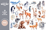 Animal World Map Creator 2, an Animal Illustration by VerAna (Thumbnail 4 of 11)