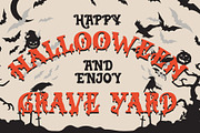 MHM GRAVE YARD, a Font by letrasdegs (Thumbnail 7 of 7)