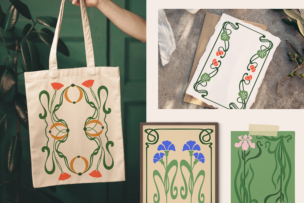Art Nouveau Vector Poster Creator, an Object Graphic by ArtFM (Photo 9 of 15)