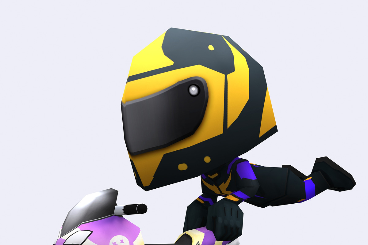 3DRT - Chibii racers - sport bikes, a Characters & Person 3D Model by ...