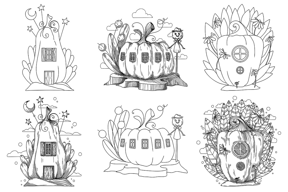 Fairy Pumpkin House, an Object Graphic by YuNa (Photo 2 of 6)