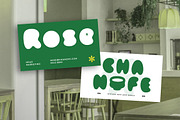 Matcha Brew - Blurry Bubble Font, a Sans Serif Font by Typia Nesia (Thumbnail 6 of 12)