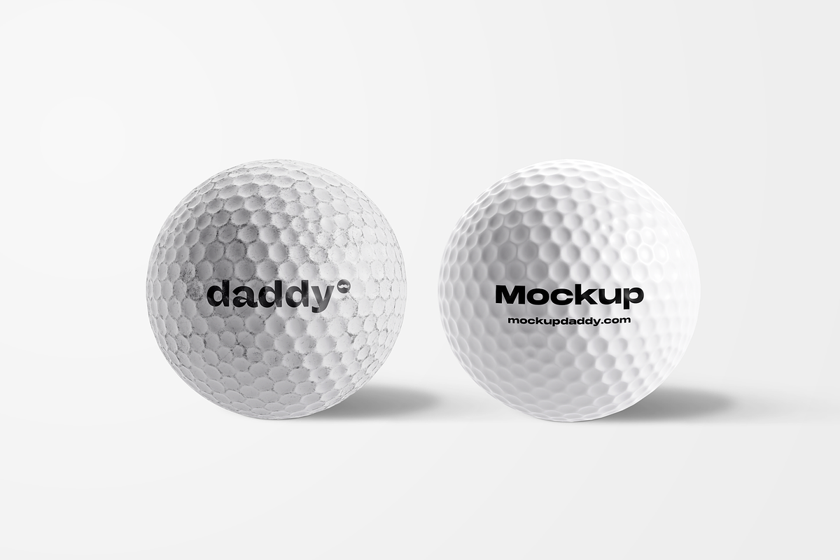 Golf Ball Mockup, a Product Mockup by Mockupdaddy (Photo 6 of 14)