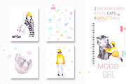 Mood girl, an Animal Illustration by Knysh Ksenya (Thumbnail 2 of 7)
