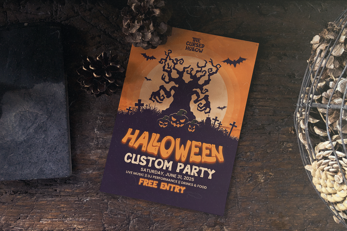 Cursed Hollow Playful Halloween Disp, a Sans Serif Font by Haps Space (Photo 8 of 10)