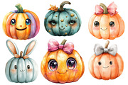 Kawaii  Pumpkin Sublimation, an Illustration by Designworld (Thumbnail 3 of 6)