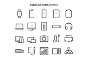 Bold Line Icons, an Outline Icon by Howcolour (Thumbnail 15 of 151)