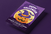 Halloween Pumpkin Party Poster, a Flyer Template by Perucha studio (Thumbnail 3 of 3)