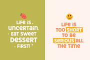 Cherry Chuckle - Chunky Hand Drawn, a Sans Serif Font by Imoodev (Thumbnail 6 of 10)