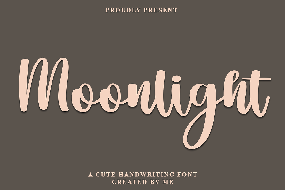 Moonlight, a Handwritten Font by FreshTypeINK (Photo 1 of 6)