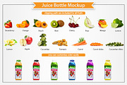 Juice Bottle Mockup, a Packaging Mockup by Plus Media (Thumbnail 5 of 5)
