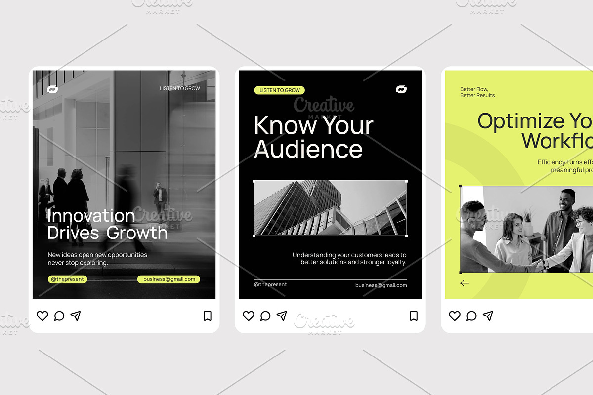 Modern Business Strategy - Instagram, a Social Media Template by Izdihaar_Studio (Photo 2 of 4)