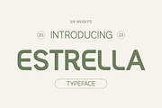 Estrella - Modern Sans Serif, a Sans Serif Font by HipFonts