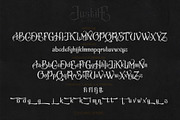 Justile + Extra Logos Template, a Blackletter Font by McJer.Studio (Thumbnail 10 of 11)