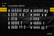 Racer, a Sans Serif Font by Foundry73 (Thumbnail 8 of 8)