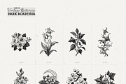 Dark Academia Flora | Illustration, an Object Graphic by KetteCreate (Thumbnail 8 of 14)
