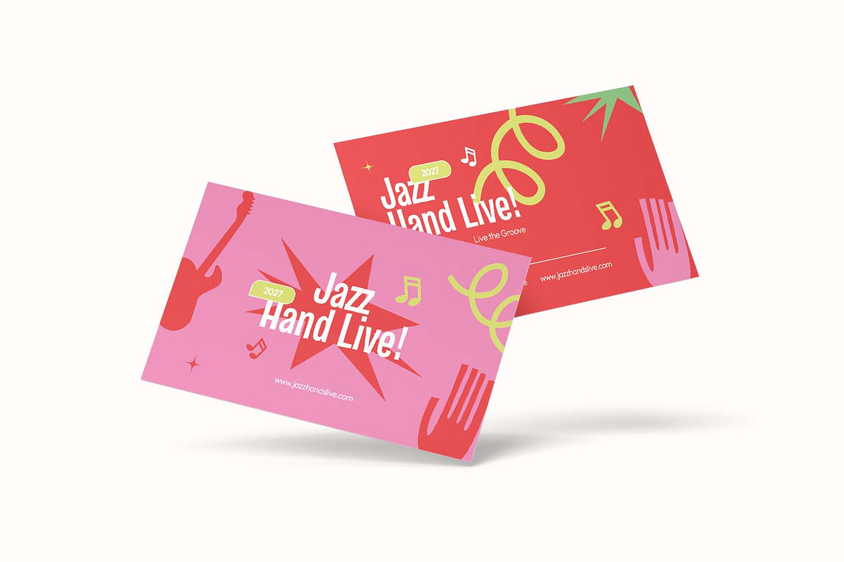 Jazz Live - Business Card, a Business Card Template by VUNIRA (Photo 2 of 3)