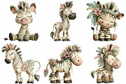 Creation Zebra Harmony Clipart, an Illustration by Daily.Designs (Thumbnail 8 of 8)
