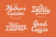 Crockotten Script - Food & Branding, a Script Font by ilhamtaro (Thumbnail 6 of 7)