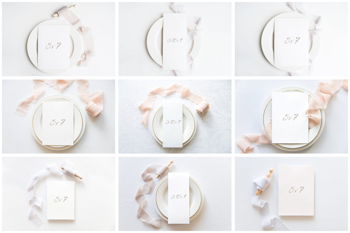 Wedding Invitation Mockup Bundle, a Product Mockup by ILoveMockupDesign (Photo 2 of 16)