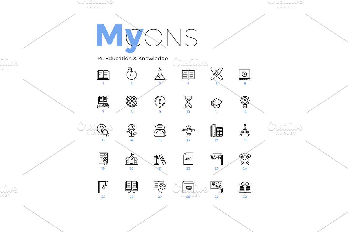 My Icons, an Outline Icon by Andrew Kras Design (Photo 21 of 38)