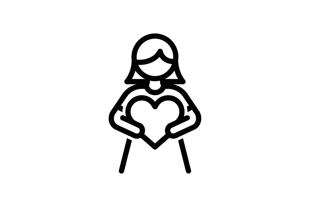 Cute Love Girl Silhouette Bundle, an Illustration by Designs_River (Photo 50 of 53)
