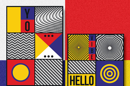 Modern De Stijl Poster Design, a Templates & Theme by wavebreak