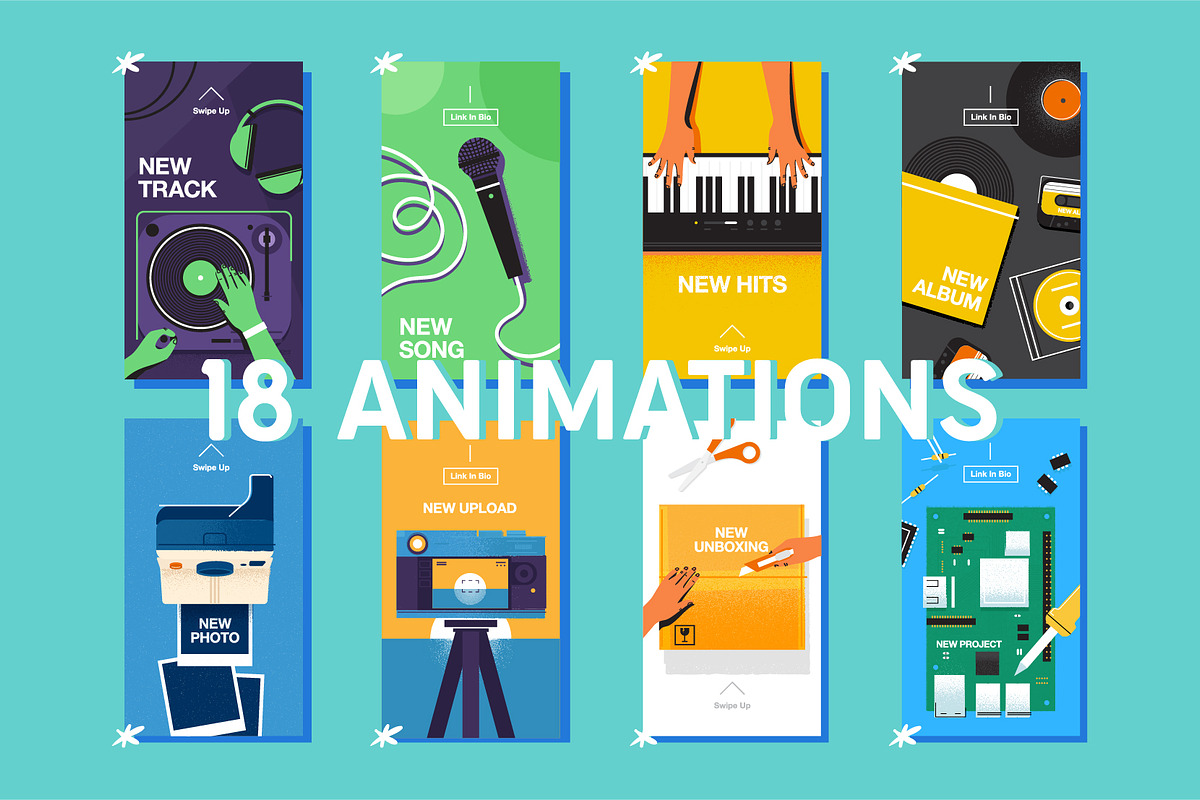 Animated Instagram Stories, a Social Media Template by Wilsonkjc (Photo 2 of 6)