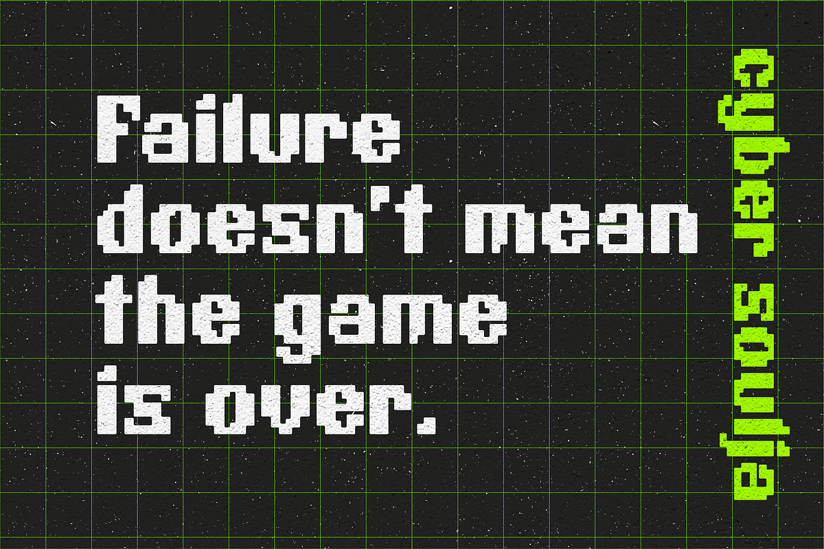 Cyber Soulja, a Sans Serif Font by HipFonts (Photo 4 of 10)