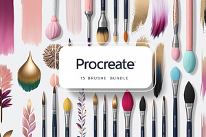 15 In 1 Procreate Brushes Bundle